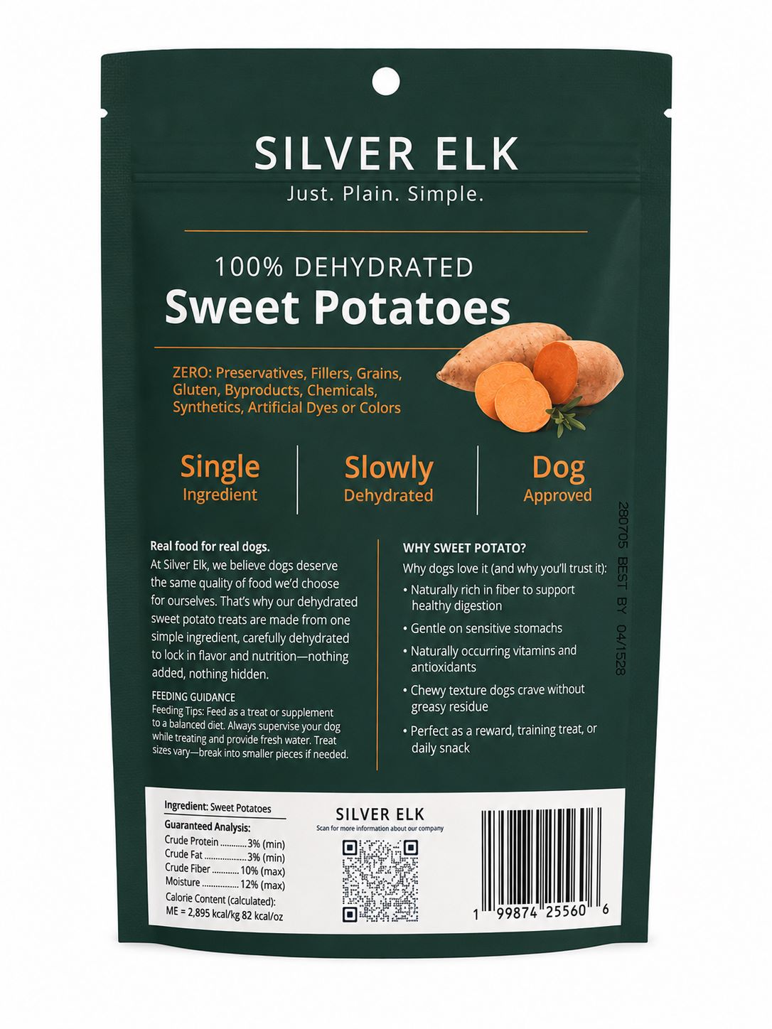 Dehydrated Sweet Potatoes